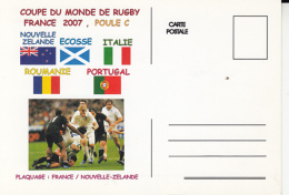 Delcampe - 54558- FRANCE'07 WORLD CUP, GROUP C, RUGBY - Rugby