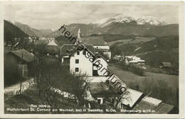 St. Corona Am Wechsel - Foto-AK - Verlag P. Ledermann Wien - Rückseite Beschrieben - Wechsel