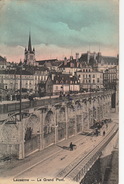 Lausanne - Le Grand Pont 16.10.1910 Mit Stempel. Ecole D'Infanterie De La Première Division - Premier