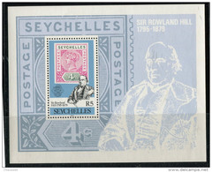 Seychelles**  Bloc N° 11 - Mort De Roland Hill - Seychellen (1976-...)