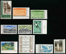 ANDORRE FRANCAIS - ANNEE COMPLETE 1986 - YT 345 à 354 ** -  TIMBRES NEUFS ** - Full Years