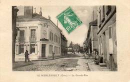 CPA - Le MERLERAULT (61) - Aspect De La Grande-Rue Et De La Pharmacie En 1916 - Le Merlerault