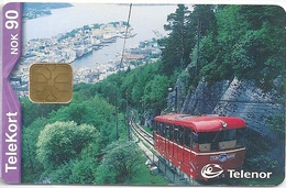 Norway - Telenor - Cable Car - N-178 - 06.2000, 30.000ex, Used - Norvège