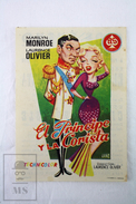 1957 Marilyn Monroe - The Prince And The Showgirl - Movie Advertising Leaflet - Pubblicitari