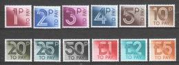 Great Britain 1982 Porto Mi 89-100 MNH - Portomarken