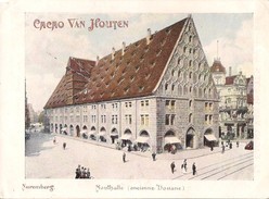 CHROMO GRAND FORMAT CACAO VAN HOUTEN NUREMBERG MAUTHALLE ANCIENNE DOUANE - Van Houten