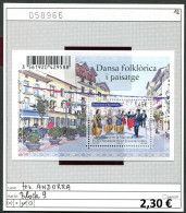 Andorra - Andorre Francaise - Michel  Block 9 - ** Mnh Neuf Postfris - Blocks & Sheetlets