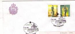 BUSTA ANNULLO SAN MARINO 1-6-88  HELSINKI FINLANDIA - Covers & Documents