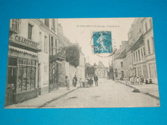 61 ) Le Merlerault - Grande Rue  " Charcuterie "   - Année 1921 - EDIT : Pasquis - Le Merlerault