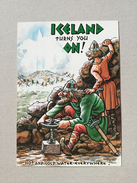 AK  ICELAND   FOLK  VIKINGS    1990's   POSTCARD - Islande