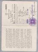 Schweiz Fiskalmarken 1947-09-10 London Registration Card Mit 3 Fr. Fiskalmarke - Revenue Stamps