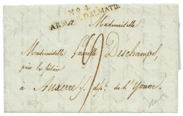1807 N°4 ARM. DE DALMATIE Sur Lettre Avec Texte Daté "CATTARO" Pour La FRANCE. Superbe. - Other & Unclassified