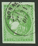 5c BORDEAUX(n°42) TTB Margé Obl. Cachet à Date MONACO. RARE. TTB. - Sonstige & Ohne Zuordnung