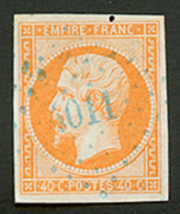 40c(n°16) Obl. PC 4011 Bleu De KERASSUNDE. Bureau Rare. Frappe Superbe. - Other & Unclassified