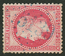 80c(n°32) Obl. GC Bleu 5139 De KERASSUNDE. Rare Sur 80c. Superbe. - Autres & Non Classés