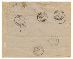 1897 ALLEMAGNE 5pf(x4) Un Ex. Pd Obl. KLEIN-POPO Sur Enveloppe ( WESLEYANISCHE MISSION KLEIN-POPO ) Pour STUTTGART. Vers - Otros & Sin Clasificación