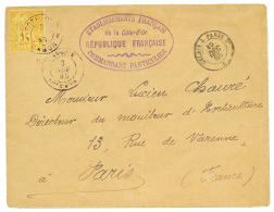 ASSINIE - DEPENDANCE DU GABON : 1885 COLONIE GENERALE 25c Obl. Cachet Rarissime COTE D'OR GABON + ASSINIE COTE D'OR Sur - Autres & Non Classés
