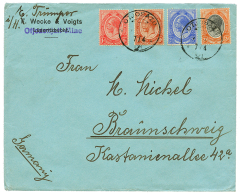 "OTJOSAZU - Converted German Canceller" : 1921 SOUTH AFRICA 1d+ 1 1/2d+ 2d+ 3d Canc. Very Rare Cachet OTOSAZU (converted - Sonstige & Ohne Zuordnung