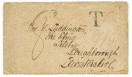 FERNANDO-POO - PRECURSOR : 1879 "8" Tax Marking + "T" On Envelope With Full Text Datelined "FERNANDO-POO" To GREAT BRITA - Autres & Non Classés