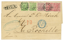SWEDEN : 1869 5 Ore(x2) + 17 Ore + 50 Ore(x2) Canc. STOCKHOLM On Entire Letter To FRANCE. O. WILEN Certificate(1992). Ve - Other & Unclassified