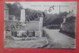 Cp Arthies Monument Aux Morts  De La Grande Guerre - Arthies