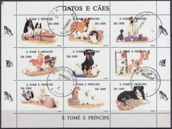 SANTO TOME Y PRINCIPE 1995 Nº 1264BD/64BM USADO - Sao Tomé Y Príncipe