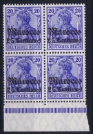 Deutsche Post In Marokko Mi Nr  24 Bogenrand MNH/**/postfrisch/neuf Sans Charniere - Marruecos (oficinas)