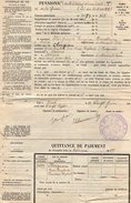 VP7384 - MILITARIA - Certificat De Vie - Pensions De Militaires -  Mr Le Brigadier CLERGEAU à DOUE LA FONTAINE - Documenti