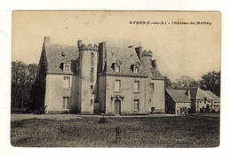 Cpa N° 95 EVRAN Château Du Mottay - Evran