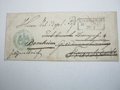 1870/1871 , Feldposbrief Mit Truppenstempel Nach Frankfurt, Deutsch Französischer Krieg - Postal  Stationery