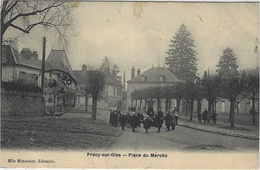 PRECY-sur-OISE - Place Du Marché -ed.  Mlle Ménessier - Précy-sur-Oise