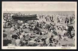 9422 - Alte Ansichtskarte - Norderney - Badstrand - Gel 1937 - Weber - Norderney