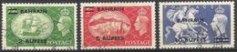 Bahrain 1951: Michel-No.78-80 SG Or Scott 77-79 High Values GVIR - Bahreïn (...-1965)