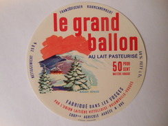 A-88060 - Etiquette De Fromage LE GRAND BALLON - Union Laitière Vitelloise à BULGNEVILLE Vosges 88AK - Kaas