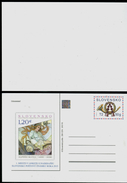507 SLOVAKIA Prepaid Postal Card-with Imprint-Alfonz MUCHA The Most Beautiful Postage Stamp Of 2015-Maler-Secession - Sobres