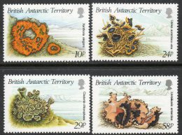 British Antarctic Territory 1989 - Lichens SG167-170 MNH Cat £6.75 SG2015 - Andere & Zonder Classificatie