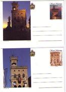 LOTTO DI 2 CARTOLINA POSTALE  PALAZZO DI GOVERNO 1994 - SAN MARINO - Cartas & Documentos