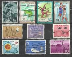 TEN AT A TIME - JAPAN - LOT OF 10 DIFFERENT 22 - USED OBLITERE GESTEMPELT USADO - Collections, Lots & Series