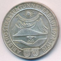 Ausztria 1978. 100Sch Ag 'Az Arlberg Alagút Megnyitása' T:2 
Austria 1978. 100 Schilling Ag 'Opening... - Ohne Zuordnung