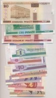 Fehéroroszország 1992-2000. 1R-1000R (11xklf) T:I,I-
Belarus 1992-2000. 1 Ruble - 1000 Rublei... - Ohne Zuordnung