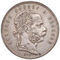 1869GYF 1Ft Ag 'Ferenc József / Angyalos Címer' Gyulafehérvár (12,38g) T:2 / Hungary... - Unclassified