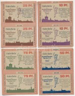 Németország / Weimari Köztársaság / Cottbus 1921. 10pf + 25pf + 50pf + 75pf... - Ohne Zuordnung