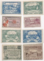 Ausztria 1919-1920. 10h-80h (14x) Szükségpénzek, Többek Között Pöndorf,... - Unclassified