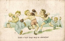 ** T2/T3 'Csak A Fejét, Hogy Meg Ne Sántuljon!' Boxing Boys, Amag 454. (EK) - Ohne Zuordnung