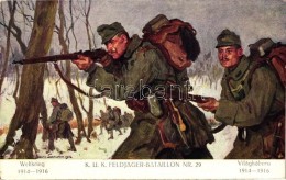 * T1/T2 K.u.K. Feldjäger-Bataillon Nr. 29 / K.u.K. Soldiers, Battle Scene S: Hans Larwin - Ohne Zuordnung