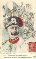 * T2 Le Conflit Européen En 1914; Albin Michel / Wilhelm II, French Military Propaganda, Artist Signed - Ohne Zuordnung