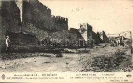 ** T3 Thessaloniki, Salonica, Salonique; Les Remparts Est De La Vieille Ville / East Ramparts Of The Old Town, WWI... - Ohne Zuordnung