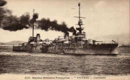 ** T4 Marine Militaire Francaise, Patrie Cuirassé / French Battleship 'Patrie' (cut) - Ohne Zuordnung