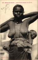 * T2 Afrique Occidentale - Jeune Femme Sousou Et Son Fils / Ethnic Nude, West Africa - Ohne Zuordnung