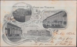 T2/T3 1898 Pancsova, Pancevo; Polgári Lövölde,  F. Mayer Bérháza, Rossmann... - Ohne Zuordnung